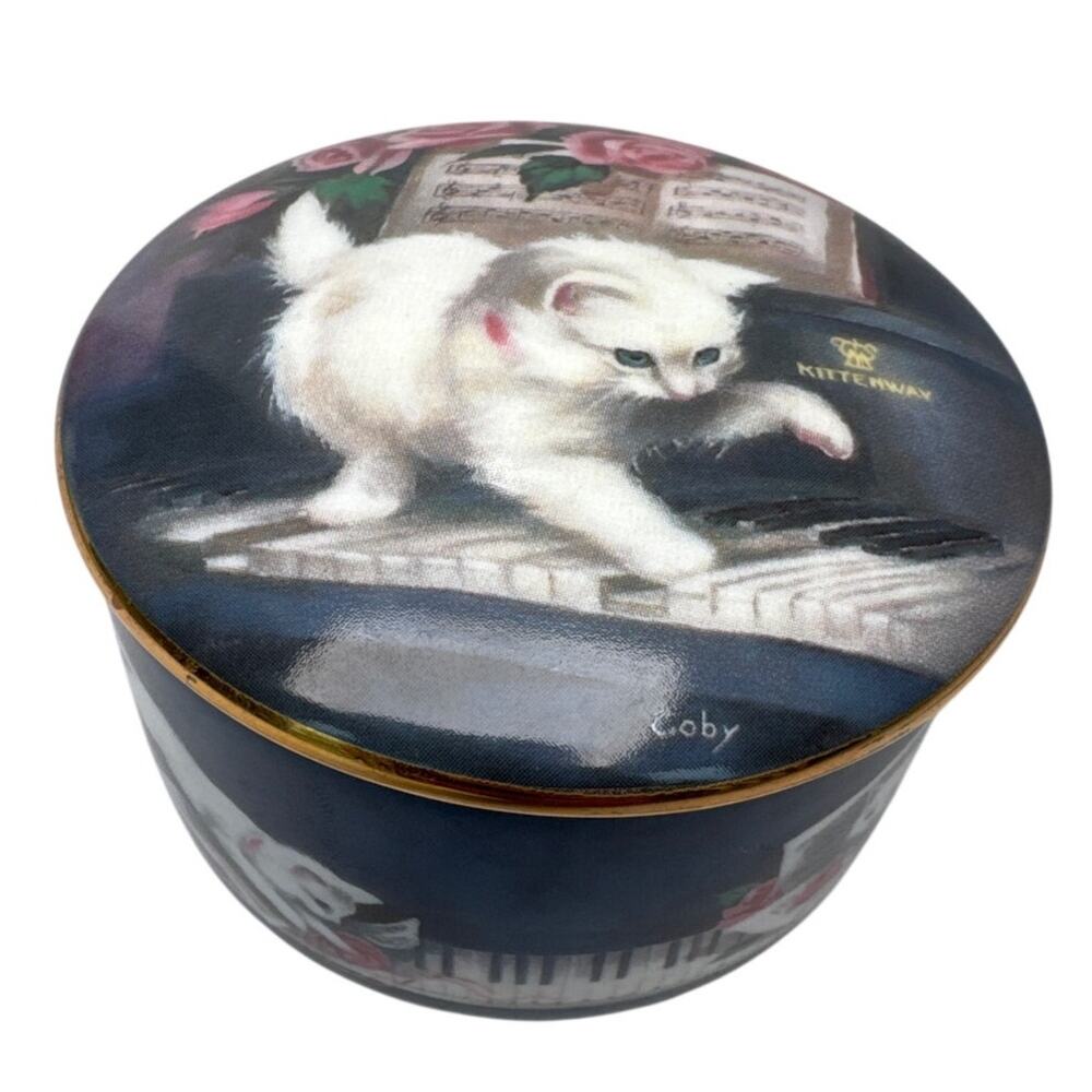 kitten on the keys music box by Zez Confrey 1991 Ardleigh Elliott & Sons works - Picture 1 of 7